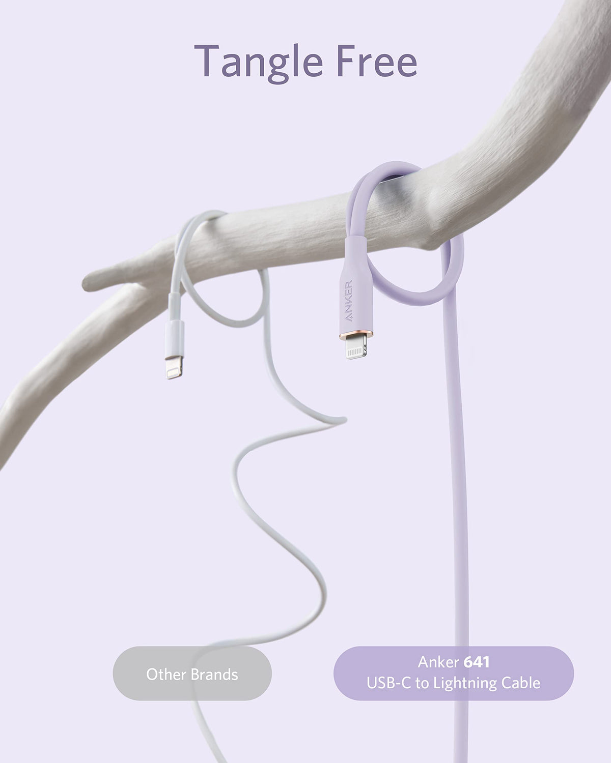 Refurbished 641 USB-C to Lightning Cable (Flow, Silicone) A2