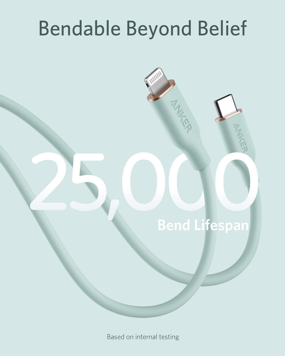 Refurbished 641 USB-C to Lightning Cable (Flow, Silicone) A2