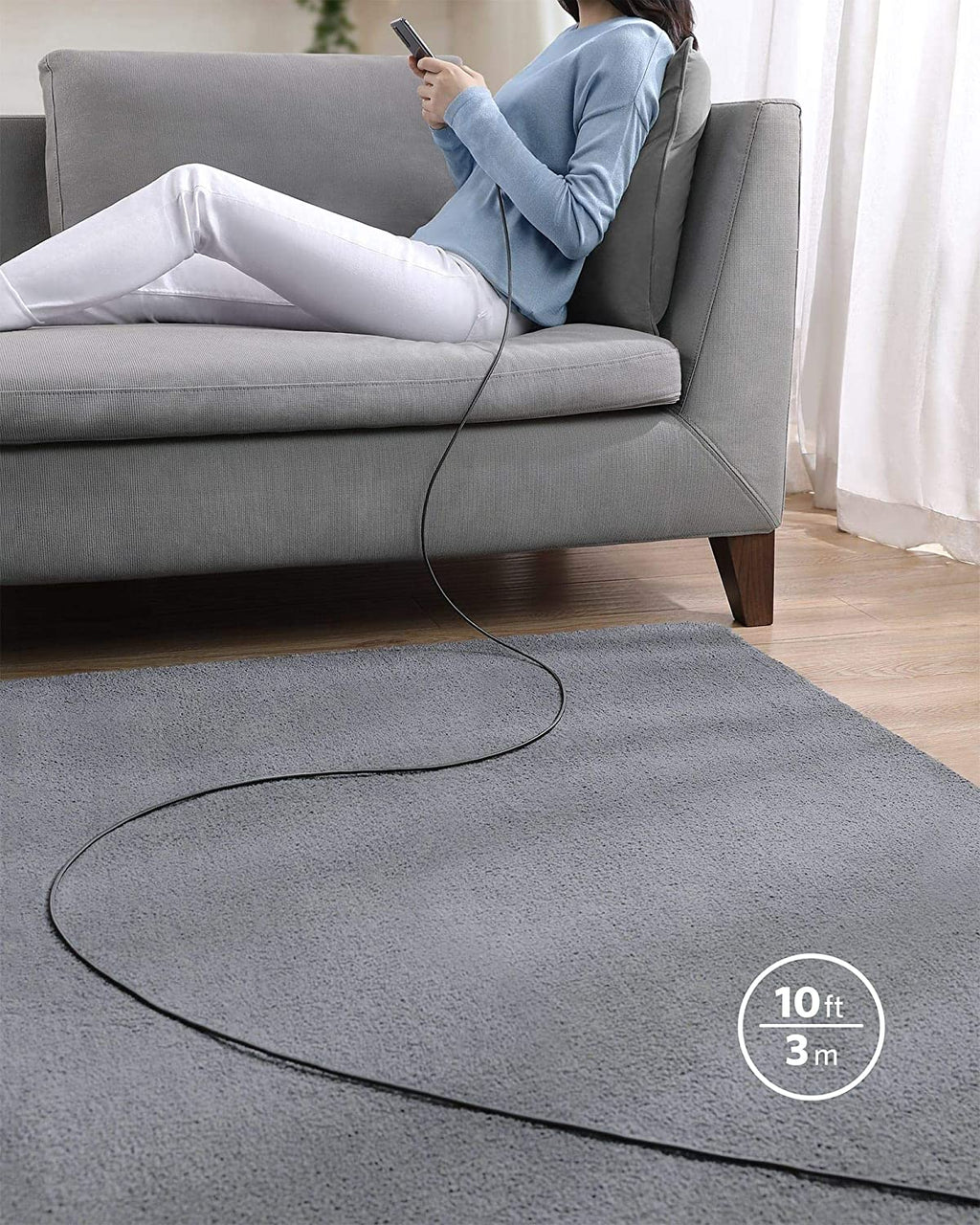 575 USB-C Docking Station (13-in-1) and New Nylon USB-C to USB-C 100W Cable (10 ft) O2