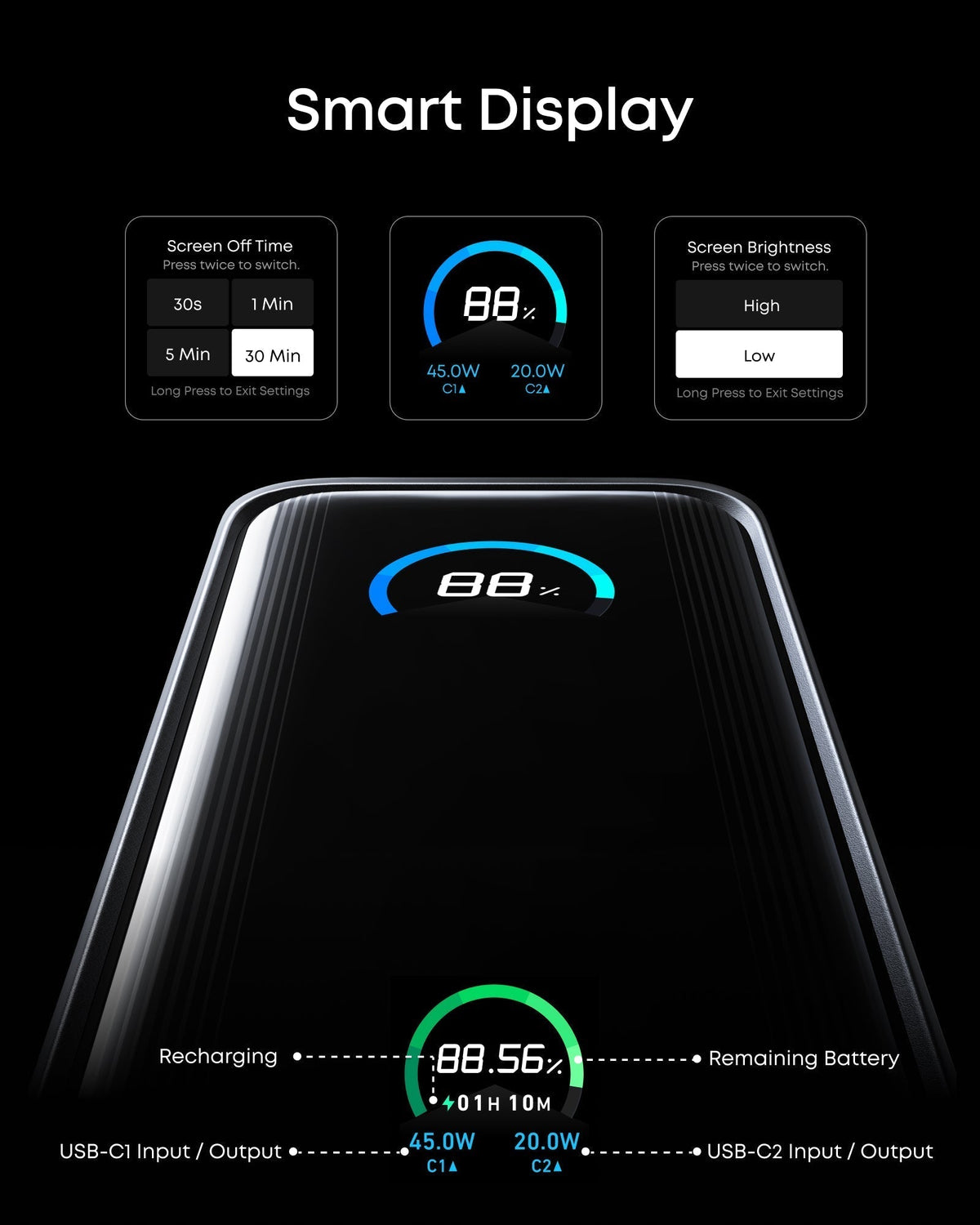 Prime Power Bank (9.6K, 65W, Fusion) S5