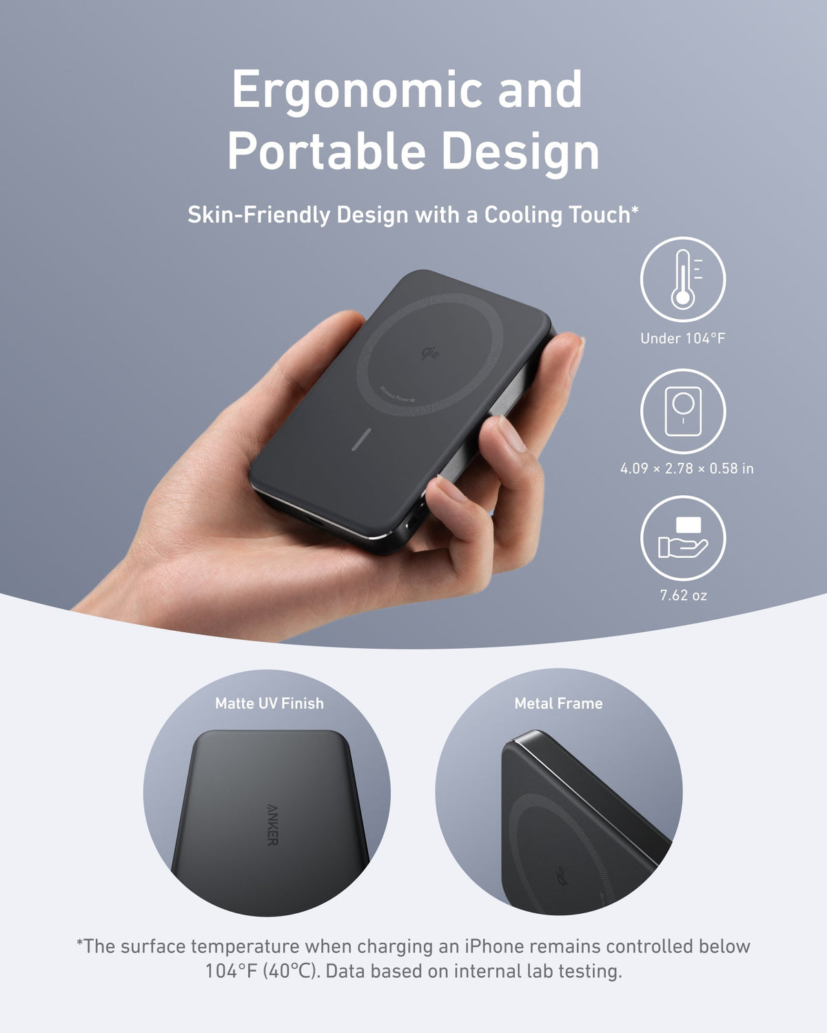 MagGo Power Bank (10K, Slim) H8