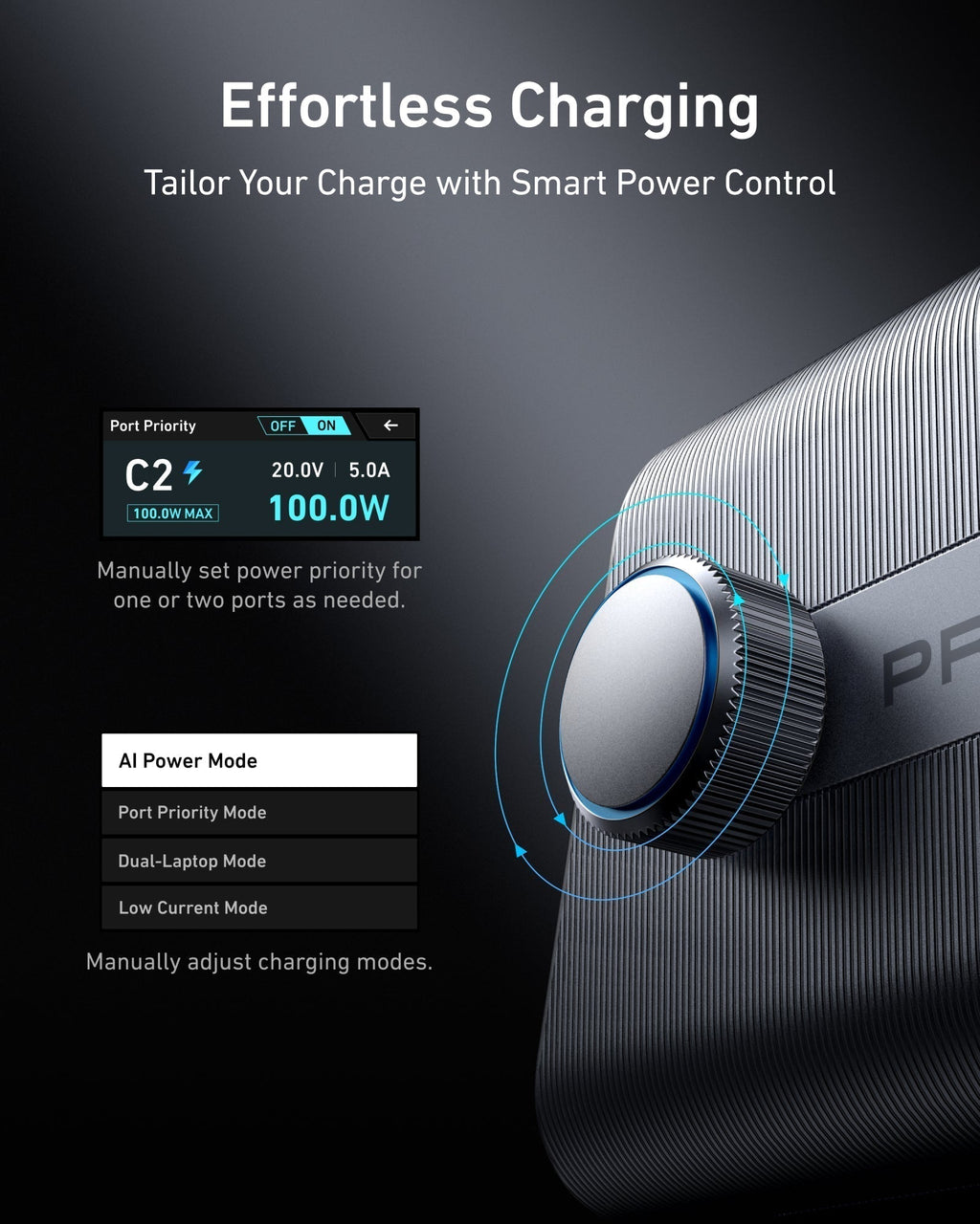 Prime Charger (250W, 6 Ports, GaNPrime) with USB-C to USB-C Cable (240W) G0