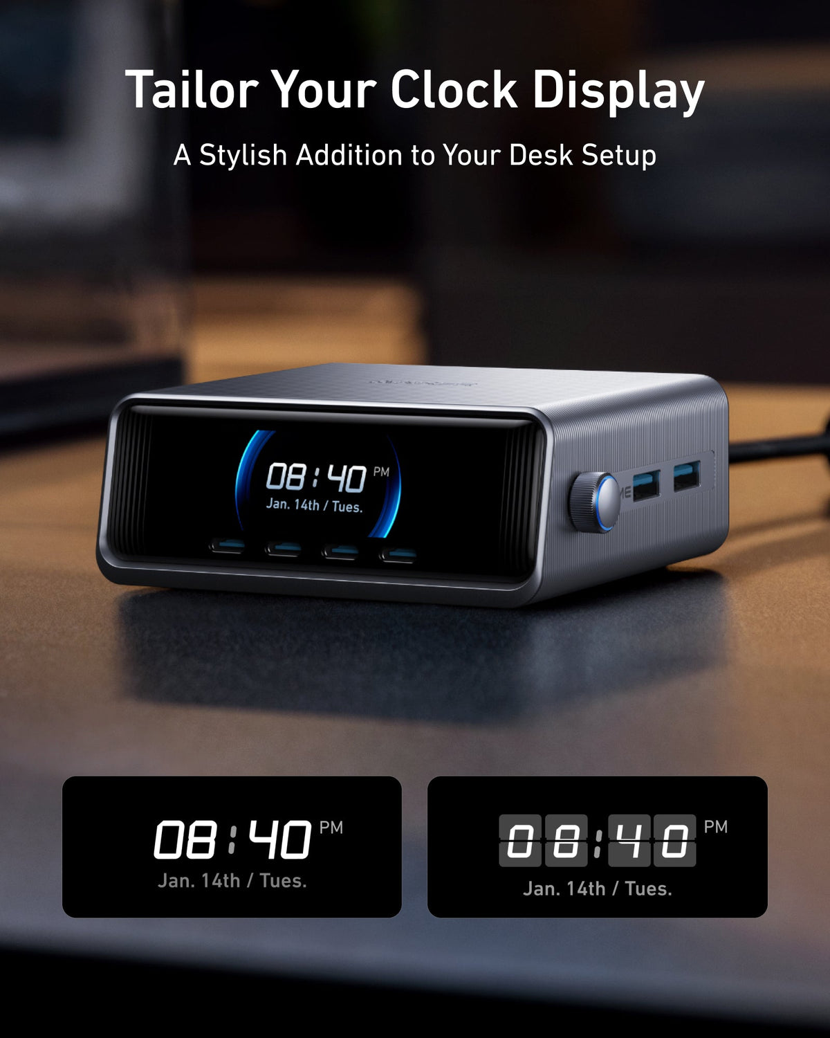 Prime Charger (250W, 6 Ports, GaNPrime) and Charging Station (8-in-1, 240W) N0