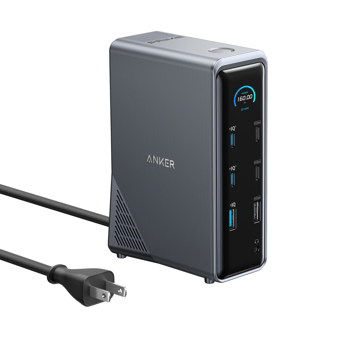 Prime Charging Docking Station (14-in-1, Dual Display, 160W) G2
