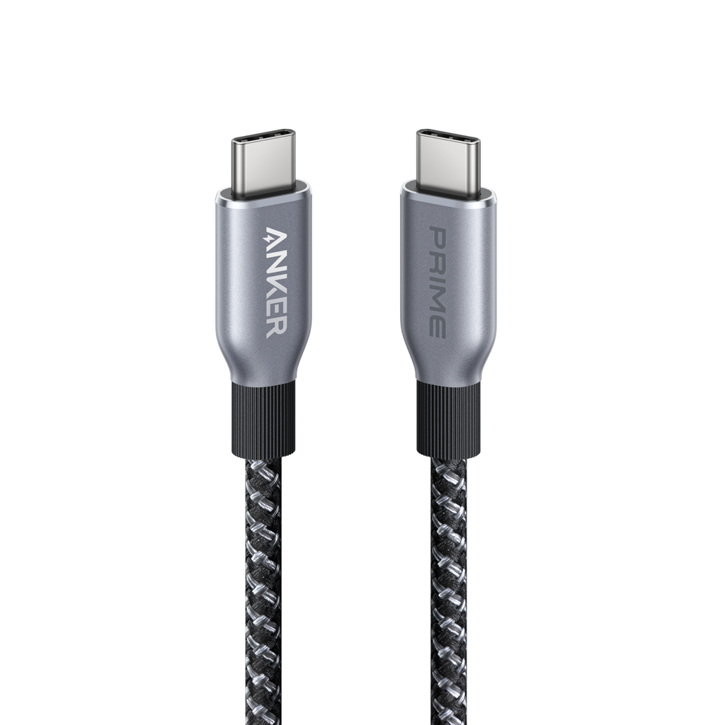 Prime USB-C to USB-C Cable (240W, Upcycled-Braided) O1
