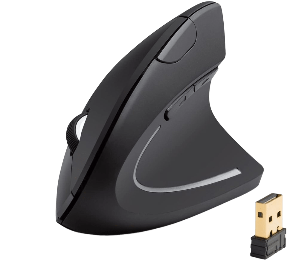 2.4G Wireless Vertical Ergonomic Optical Mouse S8